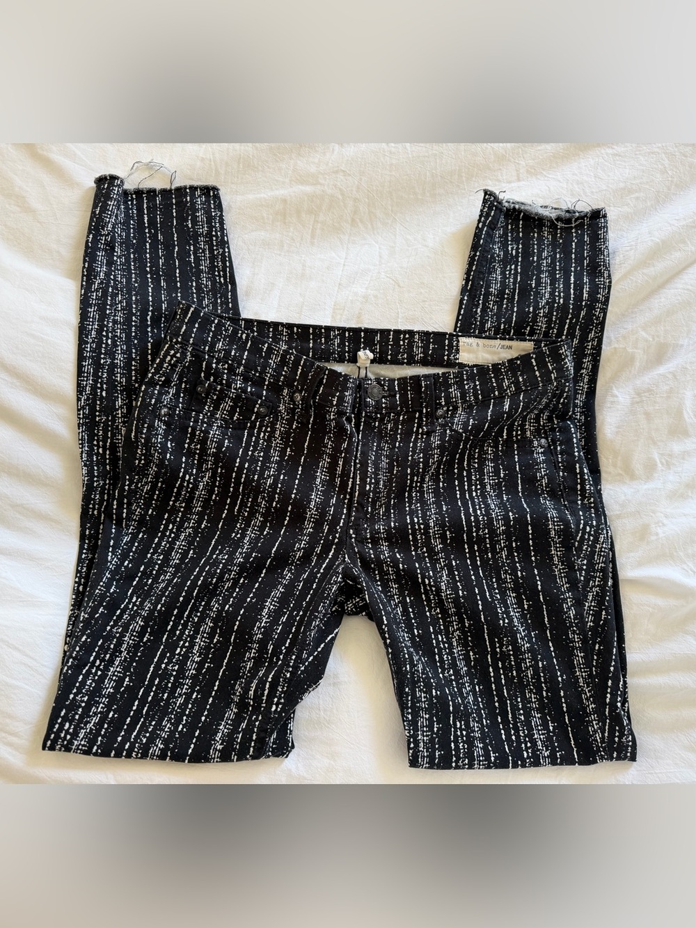 Rag and Bone - Legging Barcode Stretch Pants - Picture 2 of 10